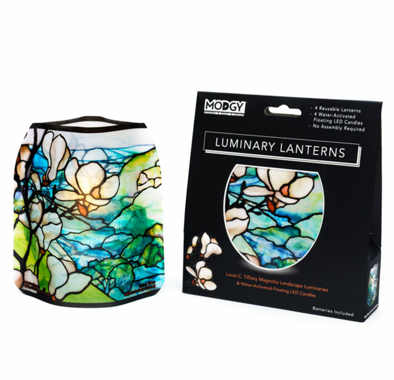 Louis C. Tiffany Magnolia Landscape- 4 Per Pack - Modgy