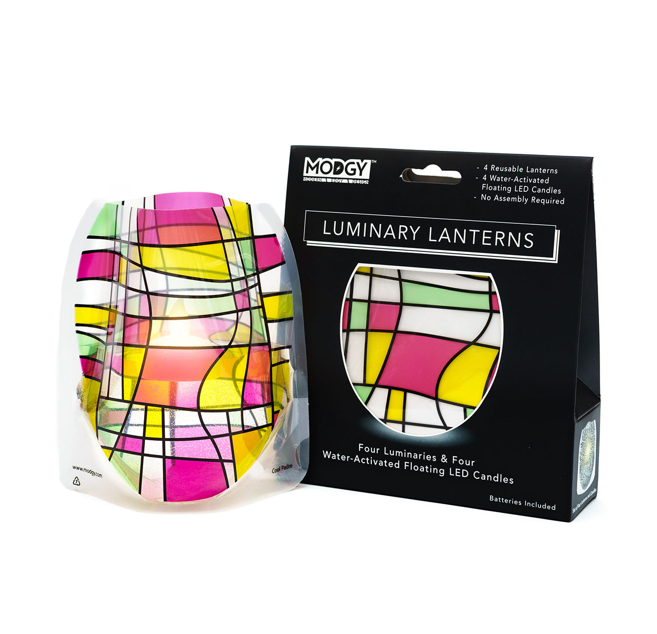 Modgy Expandable Luminary Lantern 4-Pack, Fronz — Ellington Agway