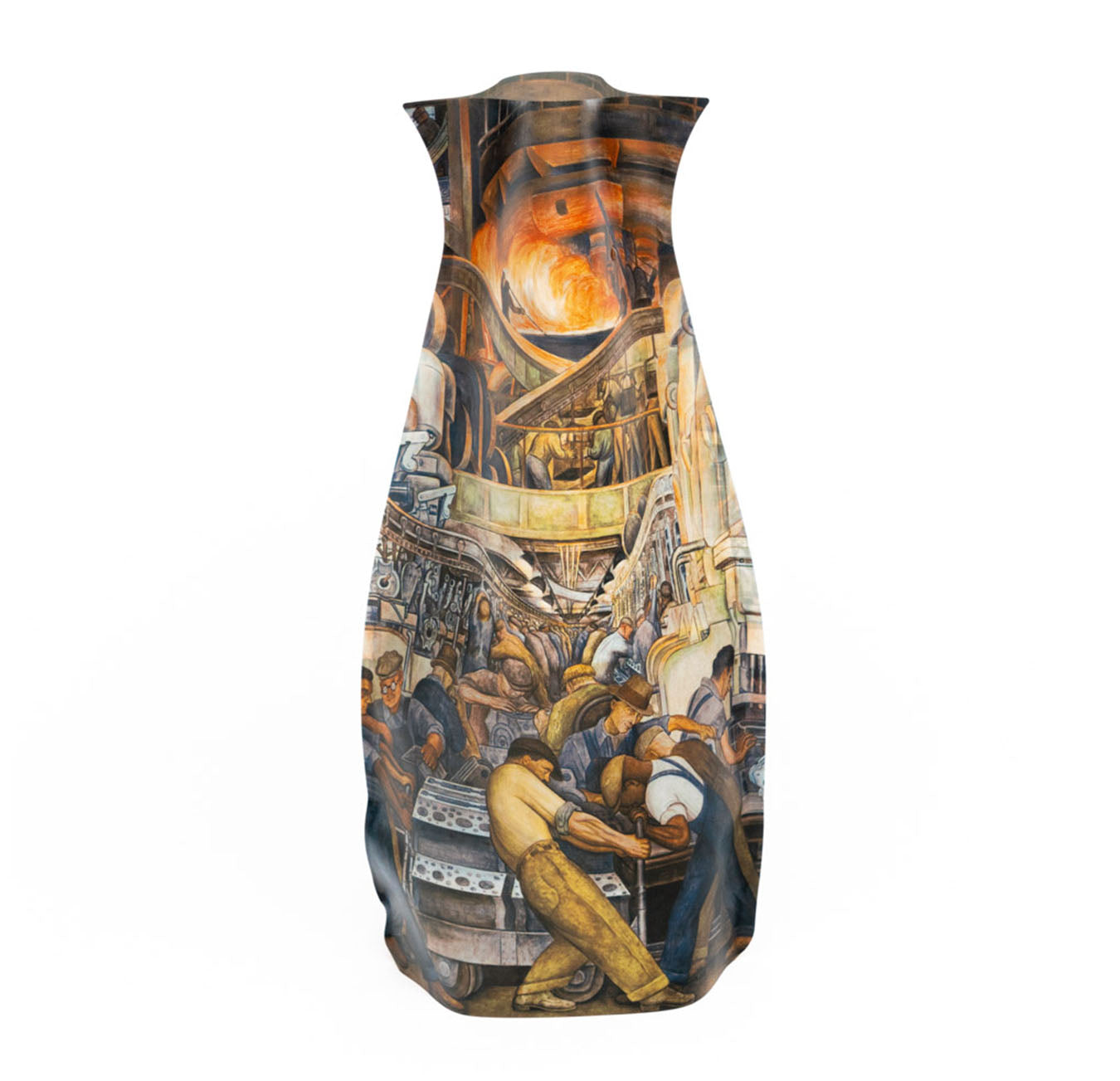 Diego Rivera Detroit Industry Murals Vase