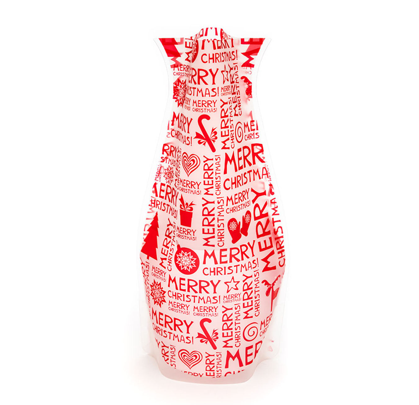 Merry Merry Christmas Vase
