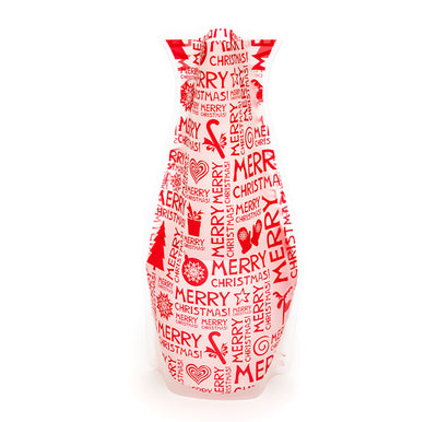 Merry Merry Christmas Vase