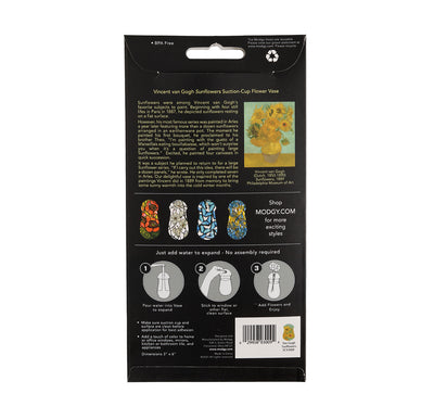 Vincent van Gogh Sunflowers Suction Cup Bud Vase