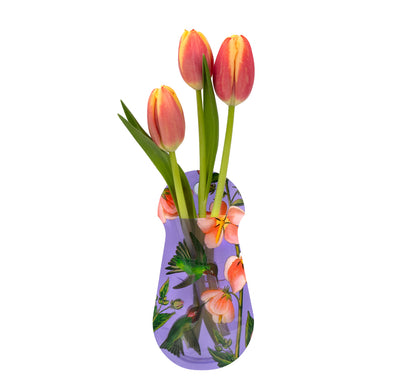 John J. Audubon Hummingbird Suction Cup Bud Vase