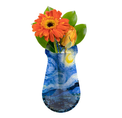 Vincent Van Gogh Starry Night Suction Cup Bud Vase