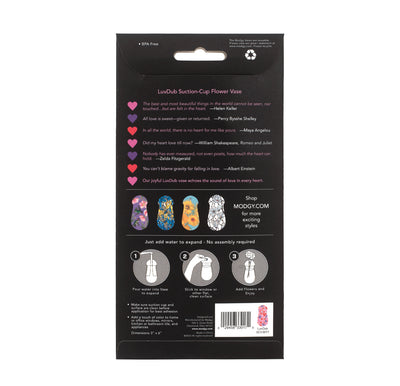 LuvDub Suction Cup Bud Vase