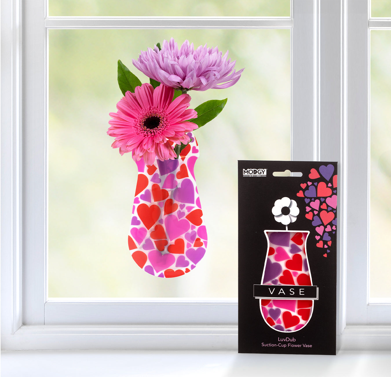LuvDub Suction Cup Bud Vase