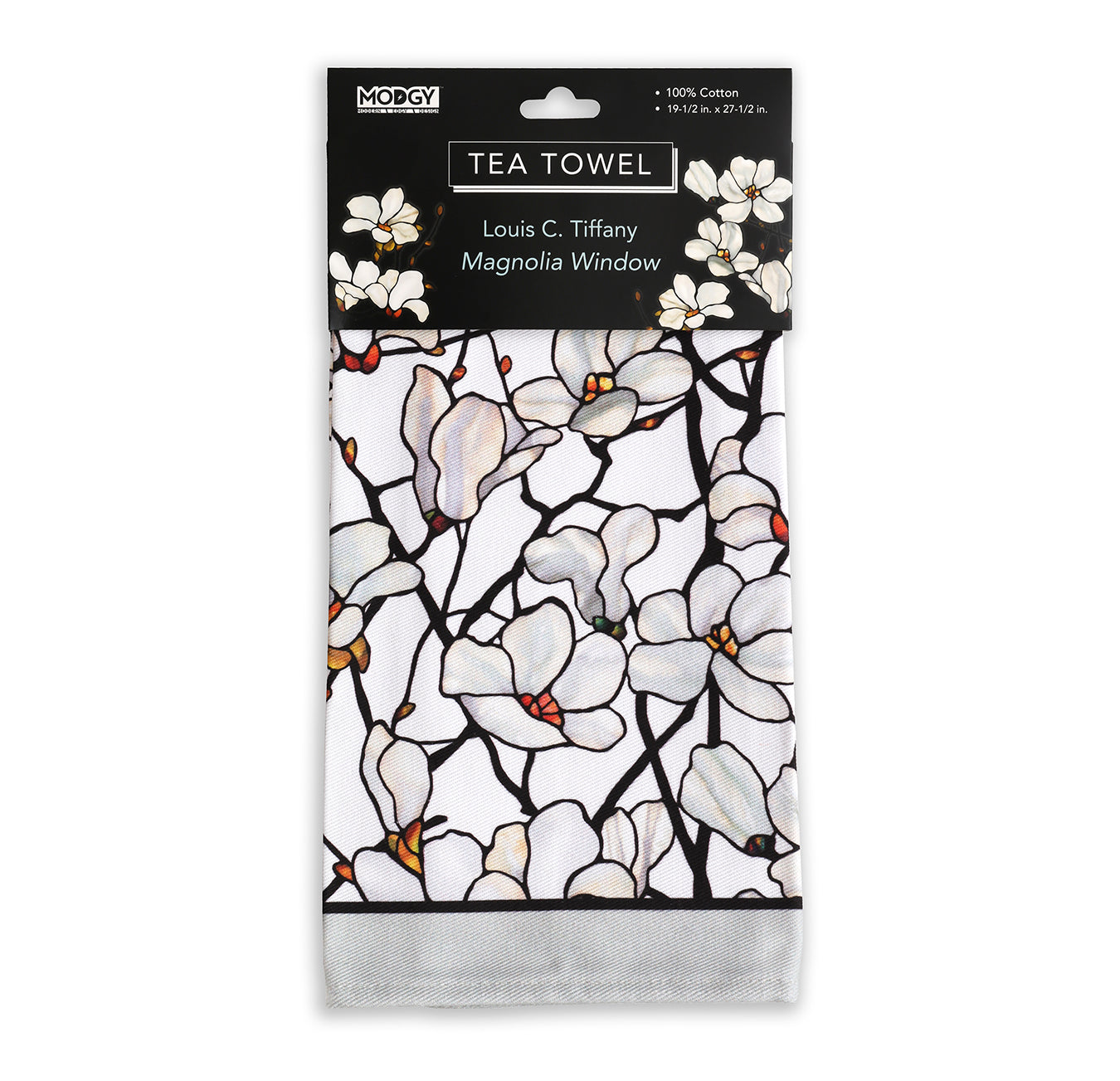 Louis C. Tiffany White Magnolia Scarf