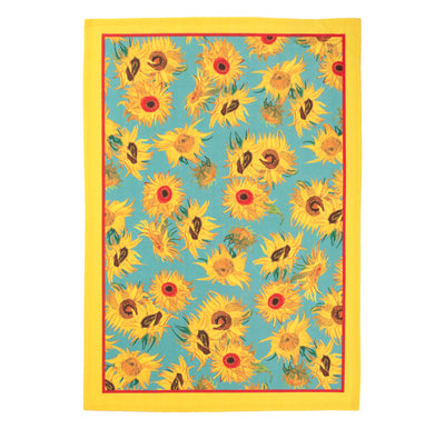 Van Gogh Sunflowers Tea Towel