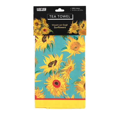 Van Gogh Sunflowers Tea Towel