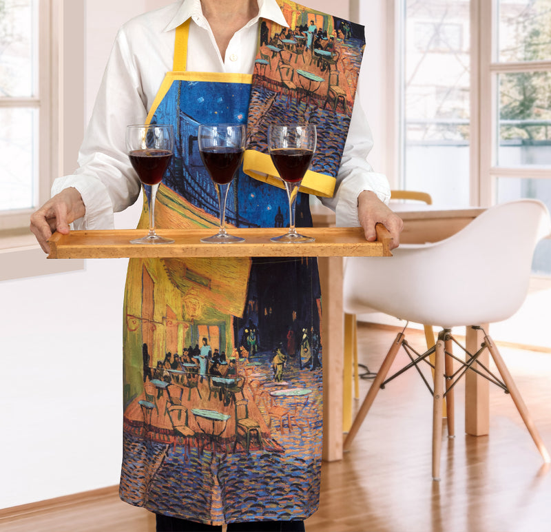 Vincent van Gogh Café Terrace Tea Towel